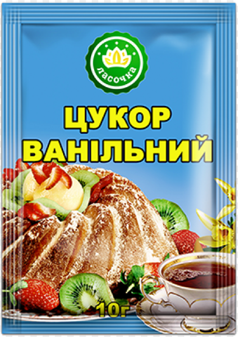 Цукор ванільний Ласочка 10г